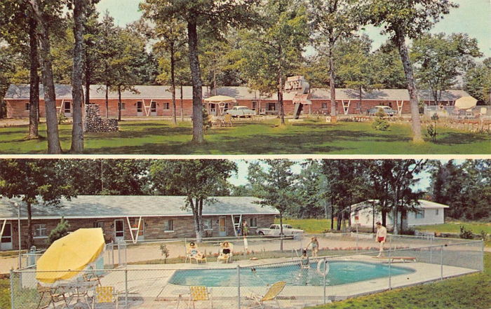 Deer Trail Motel - Old Postcard (newer photo)